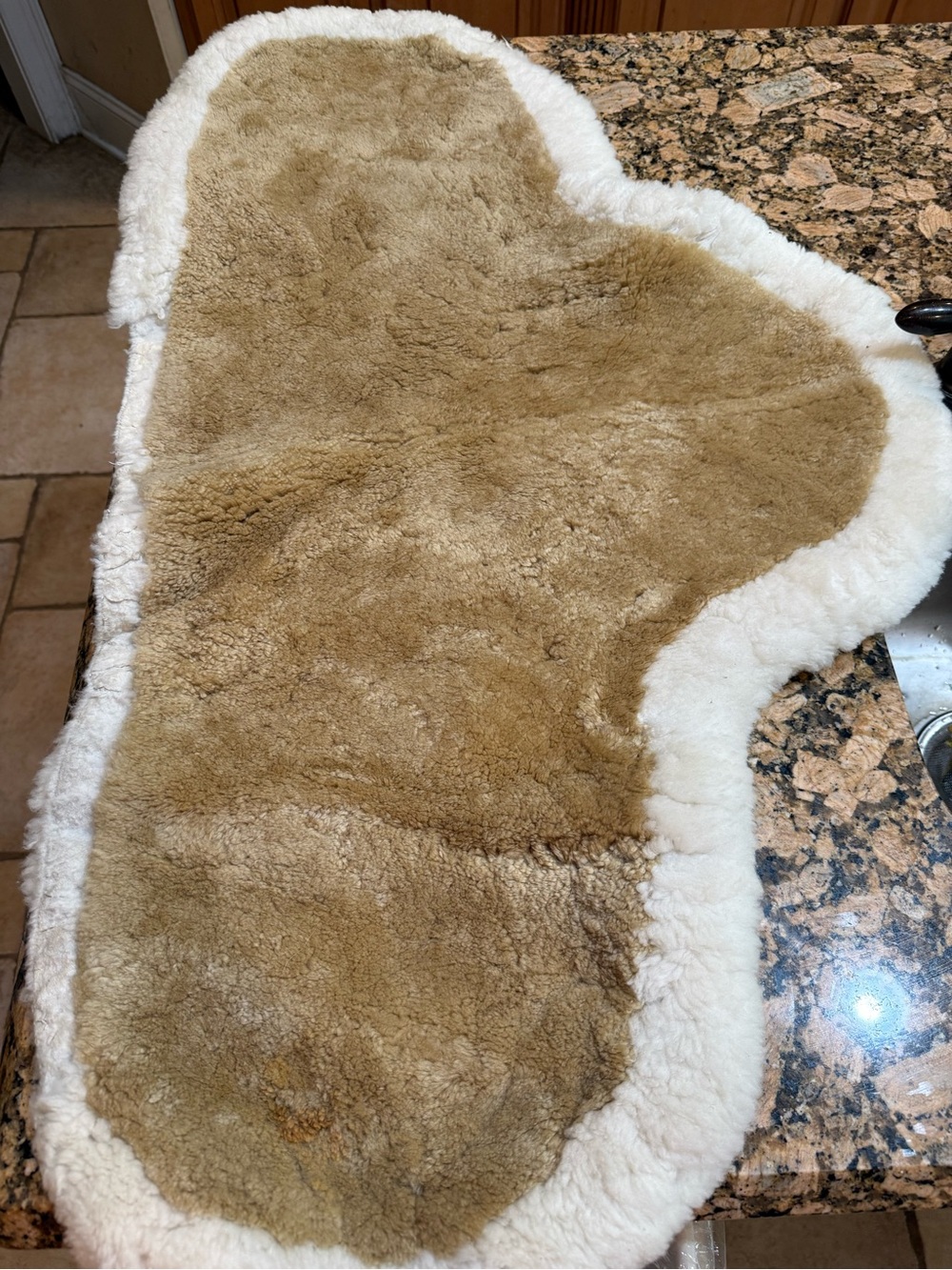 ECP Equine Comfort Product English Equestrian Saddle Pad w/ Sheepskin underpad